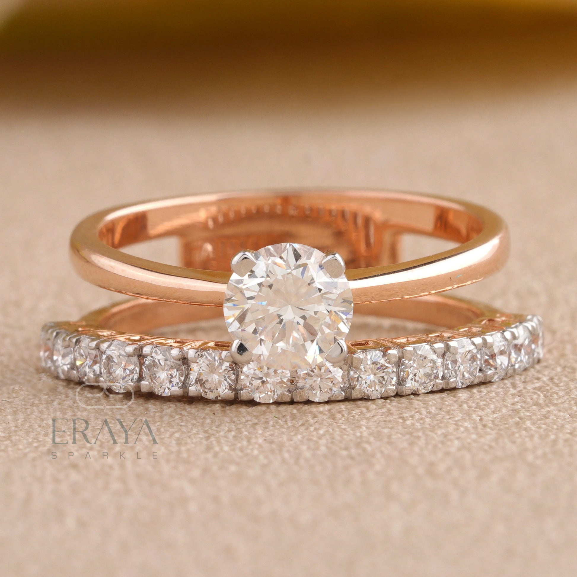 Elegant Solitaire Diamond Ring - erayasparkle