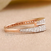 Unique Wrap Ring | Gold Engagement Band| - Ring