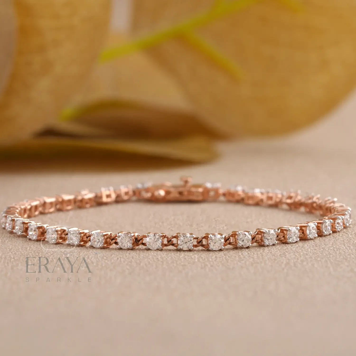 Dainty Tennis Bracelet with Lab-Grown Diamond - erayasparkle