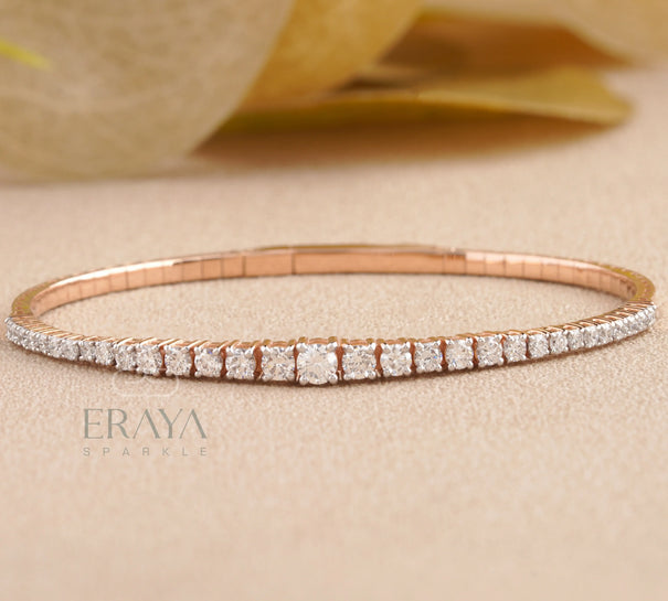 Dainty Diamond Stacking Bracelet - bracelate