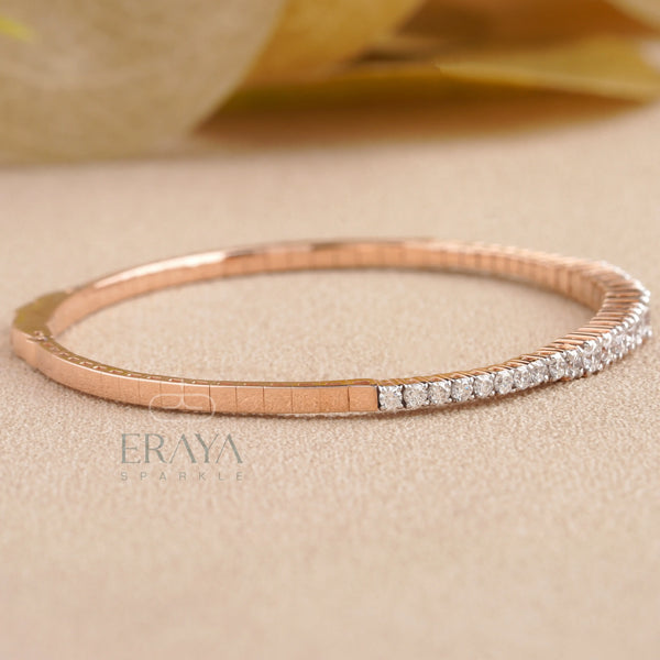 Dainty Diamond Stacking Bracelet - bracelate