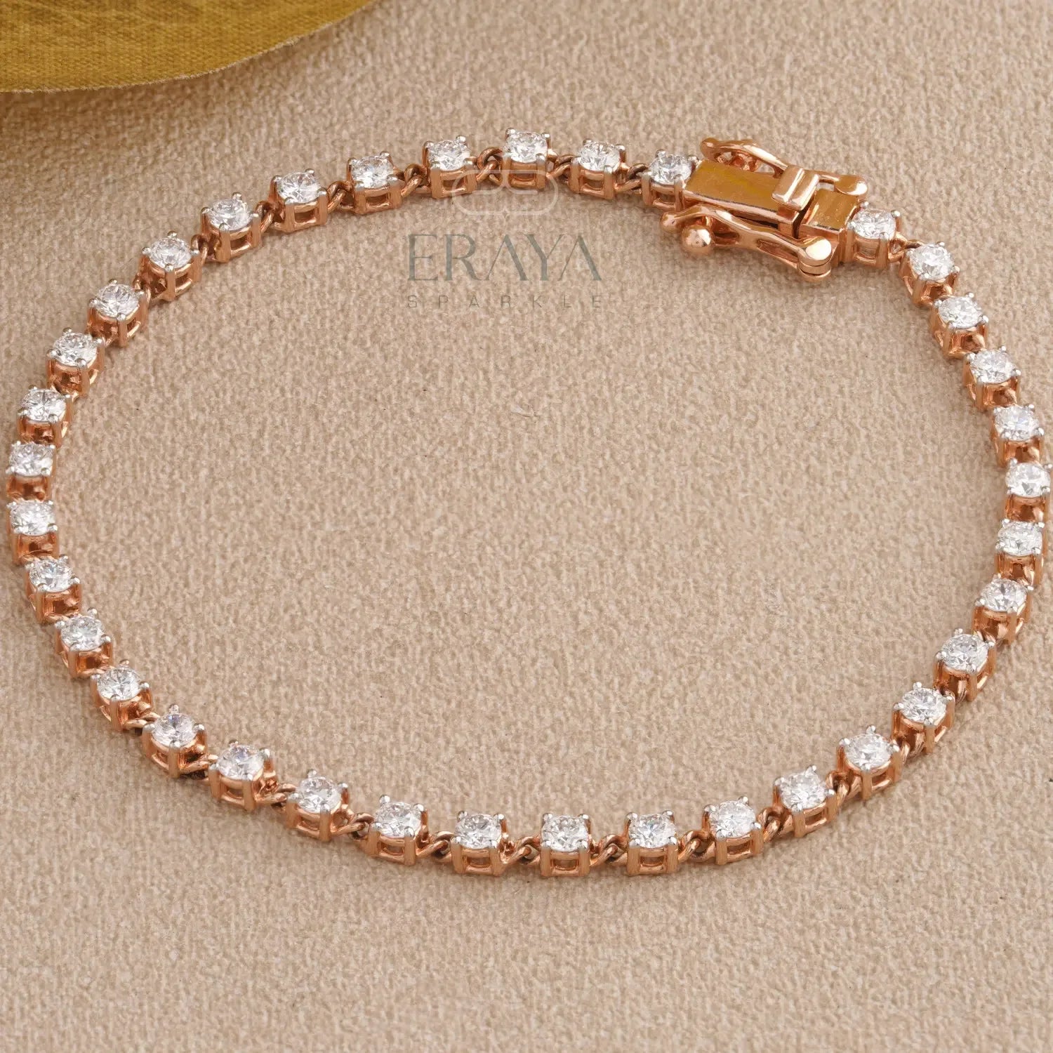 Dainty Tennis Bracelet with Lab-Grown Diamond - erayasparkle