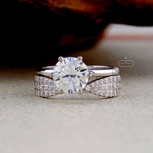 Solitaire Stackable Set – Lab Grown Diamond Bridal Rings - Ring