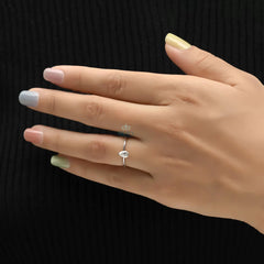 Teardrop Diamond Ring | Pear Solitaire