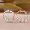 Diamond Huggie Earrings in 14K Gold