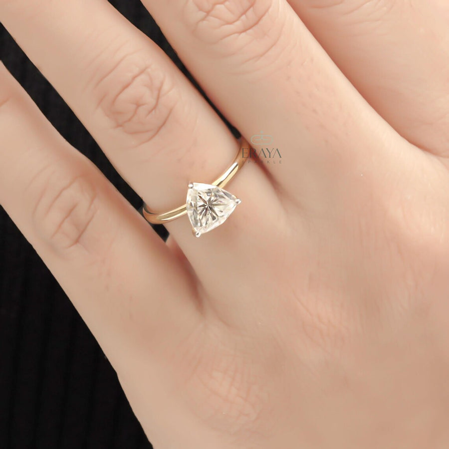 Trillion Cut Engagement Ring | 1.90 CT Diamond
