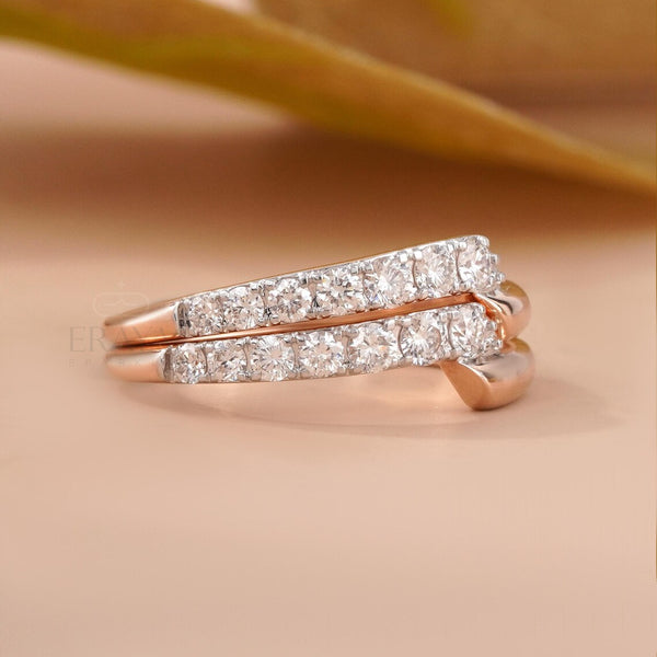 Double Row Diamond Ring|Promise Rings