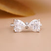 Lab Grown Rings Heart Bow Bridal Ring