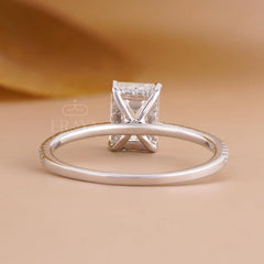 Emerald Engagement Rings Hidden Halo Luxury