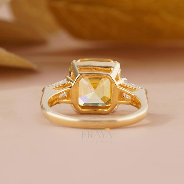 Diamond Ring Emerald | Victorian Gold Ring