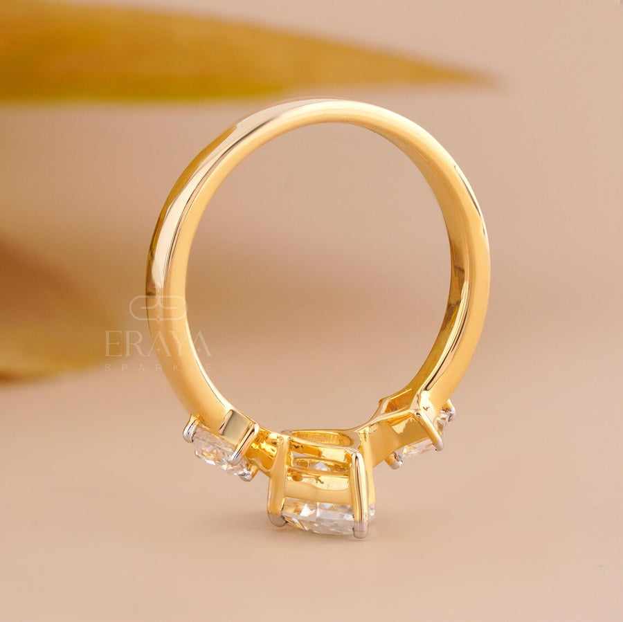 Three Stone Marquise Diamond Ring