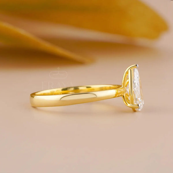 Toi et Moi Ring | Pear & Oval Lab Diamond