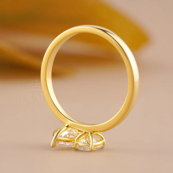 Toi et Moi Ring | Pear & Oval Lab Diamond