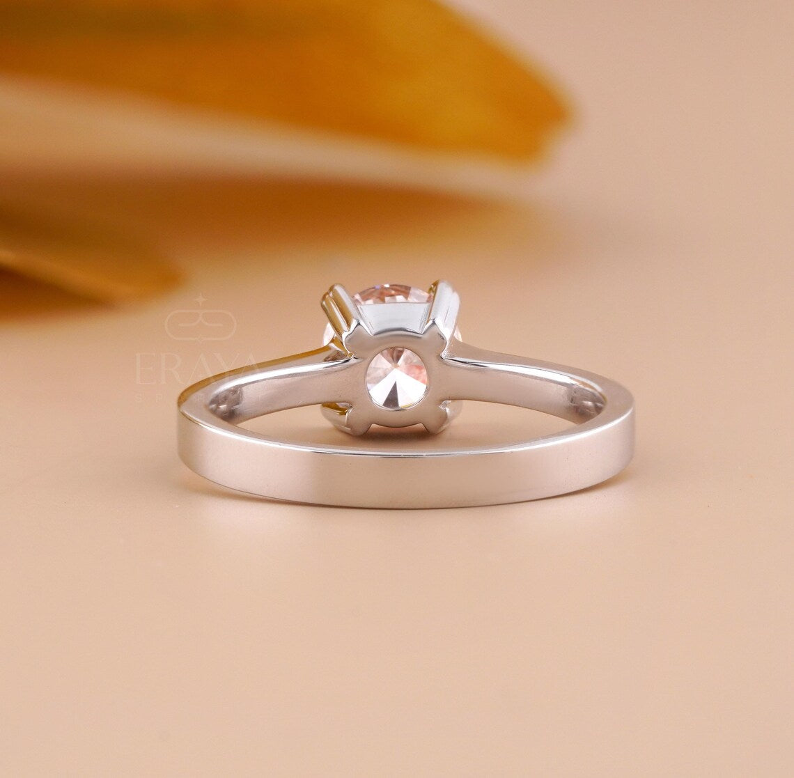 Solitaire Lab Diamond Ring | Round Four Prong