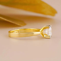 Round Solitaire Ring – 1.06 CT Lab Diamond