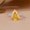 Pear Diamond Engagement Ring with Diamolite