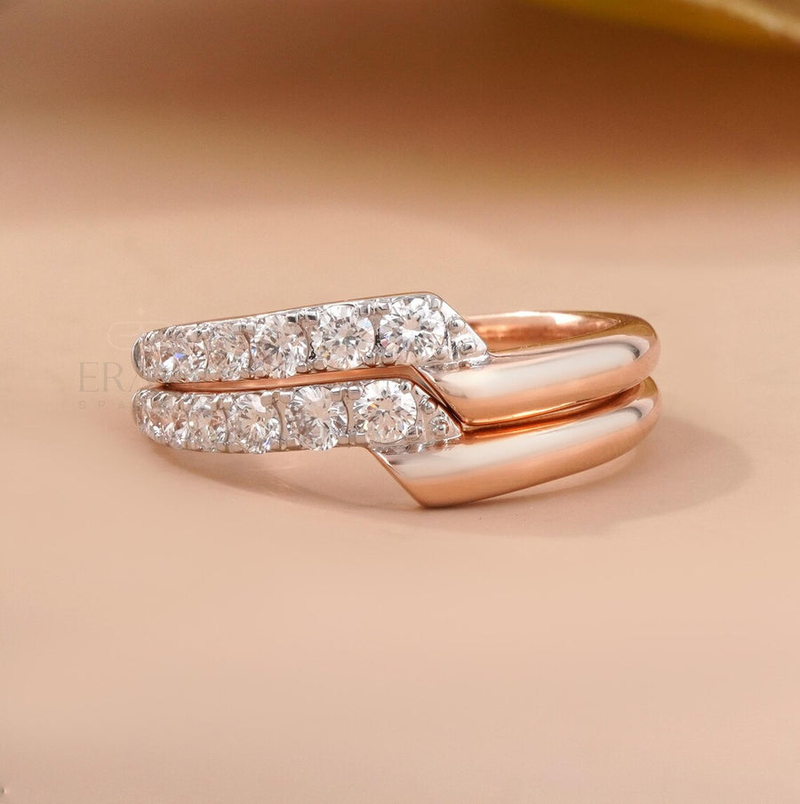 Double Row Diamond Ring|Promise Rings