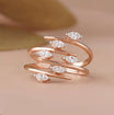 Marquise Wedding Ring | Open Cluster Design