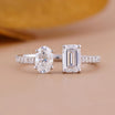Toi et Moi Engagement Ring with Lab Diamonds