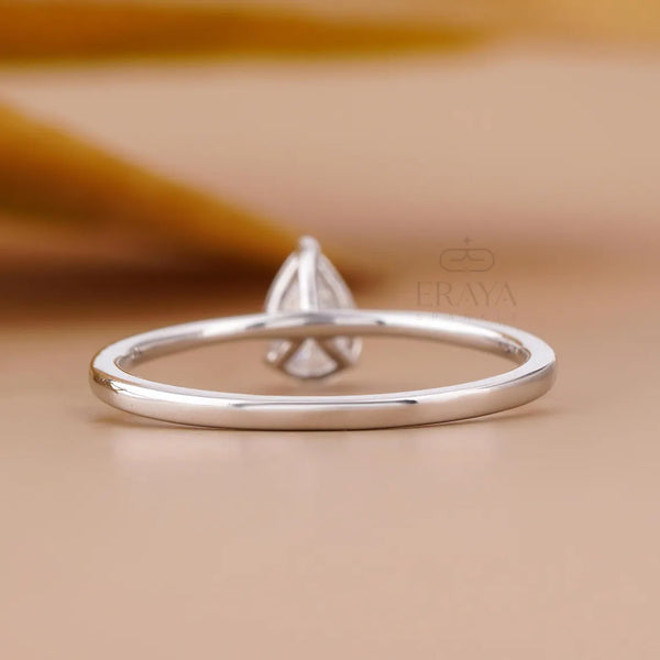 Teardrop Diamond Ring | Pear Solitaire
