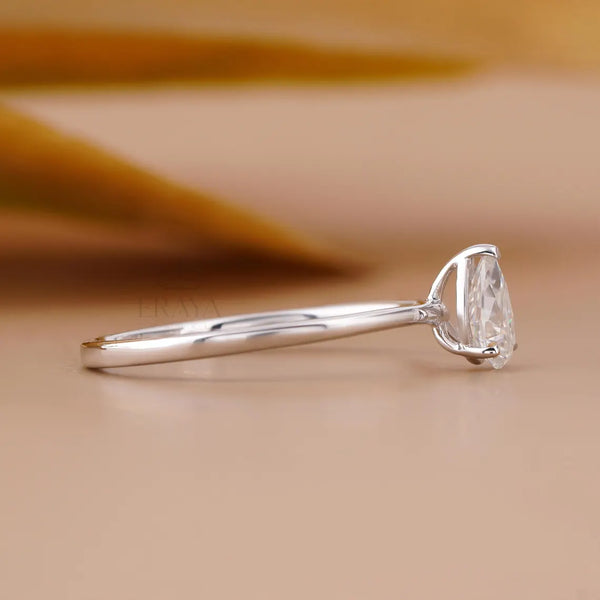 Teardrop Diamond Ring | Pear Solitaire