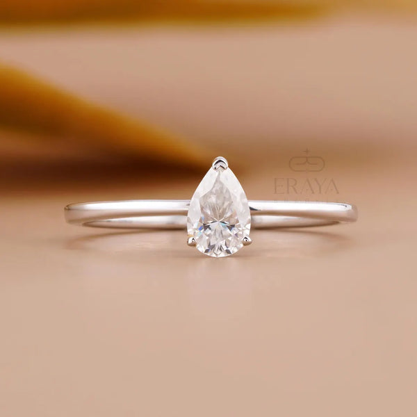Teardrop Diamond Ring | Pear Solitaire