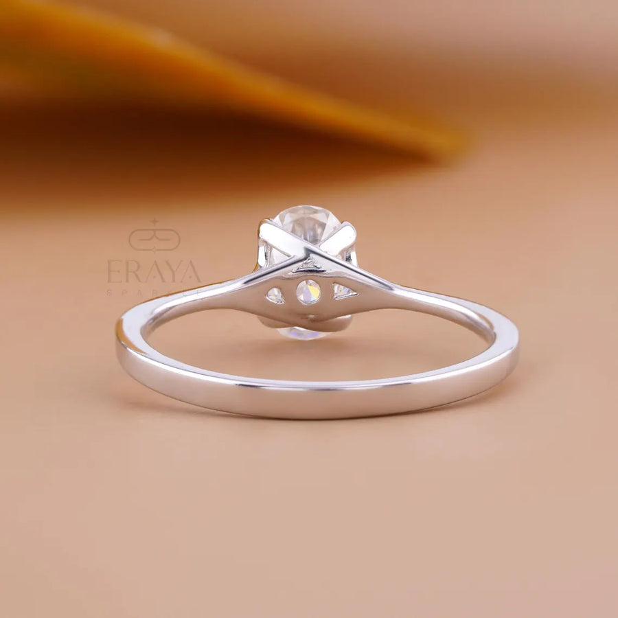 Oval Engagement Rings Classic Solitaire
