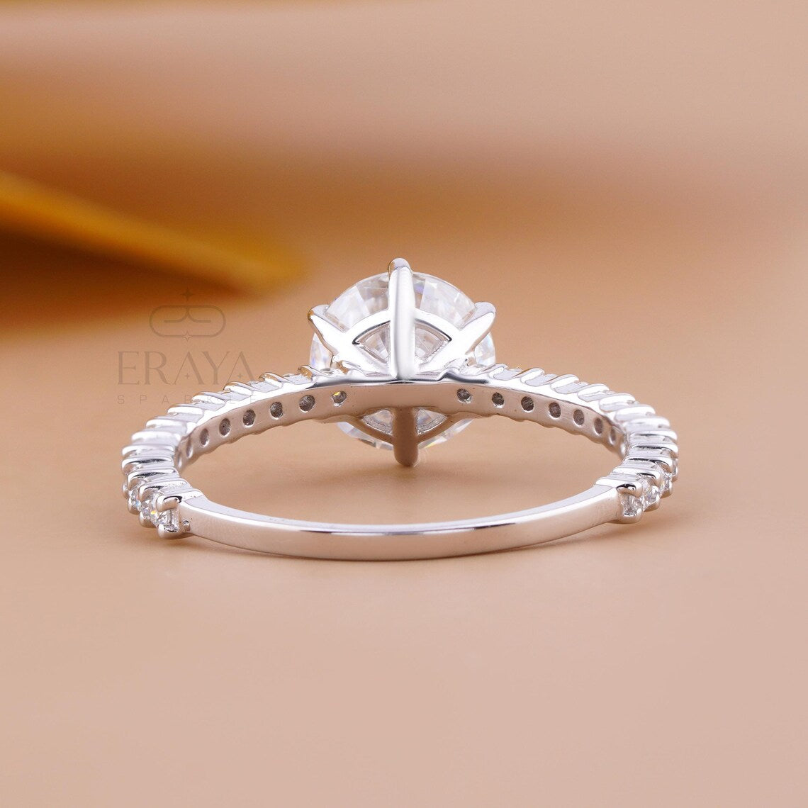 Solitaire Diamond Ring – 1.29 CT Round Lab Diamond