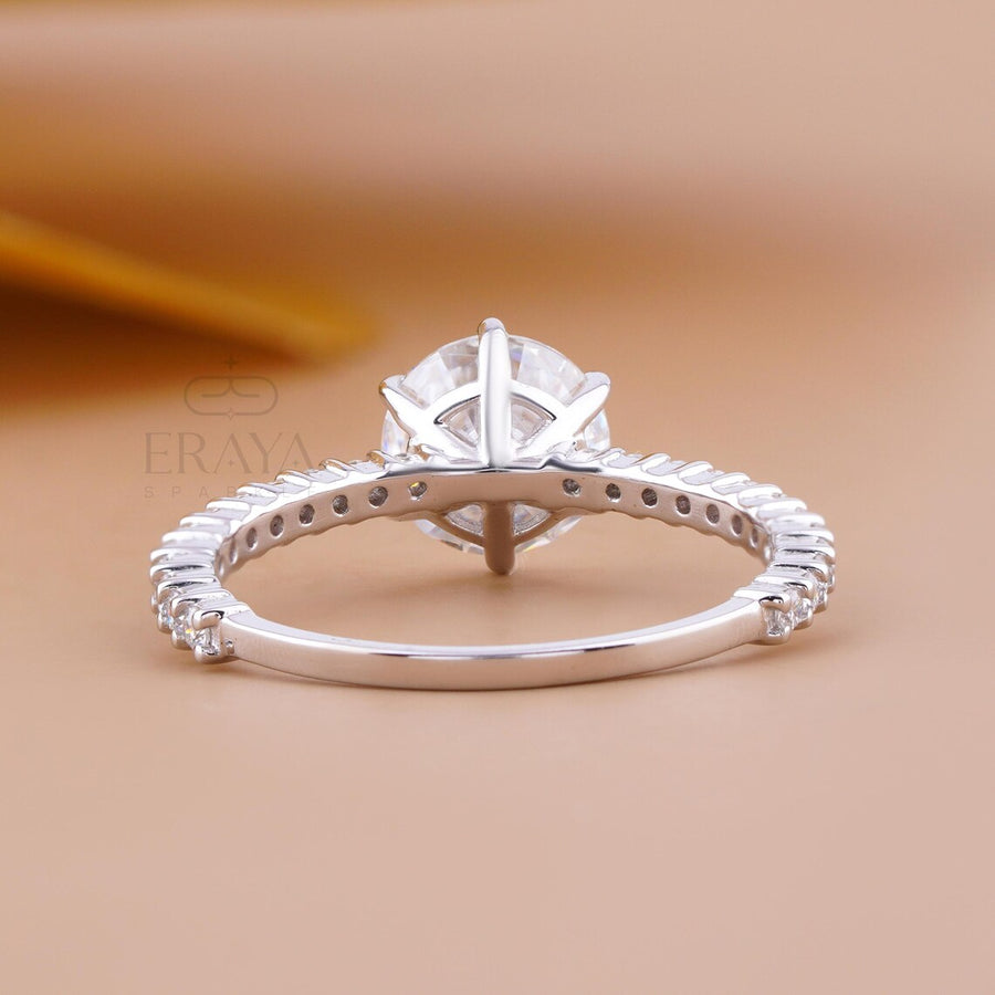 Solitaire Diamond Ring – 1.29 CT Round Lab Diamond