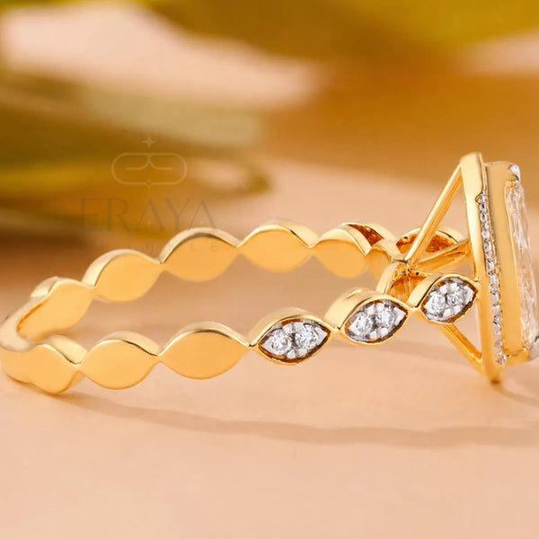 Marquise Cut Lab-Grown Diamond Ring