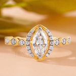 Marquise Cut Lab-Grown Diamond Ring