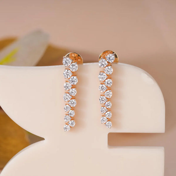 Diamond Drop Earrings | 1.846 CT Lab Diamond