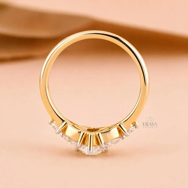 Marquise Diamond Engagement Ring | Lab Diamond Ring