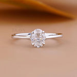 Oval Engagement Rings Classic Solitaire