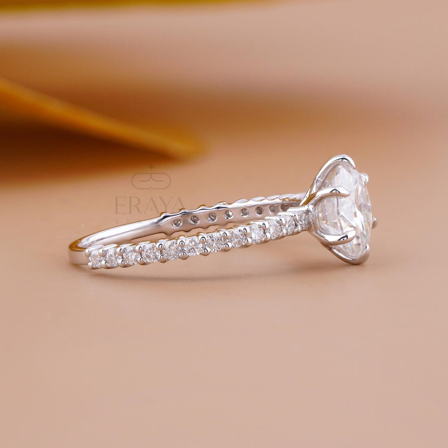 Solitaire Diamond Ring – 1.29 CT Round Lab Diamond