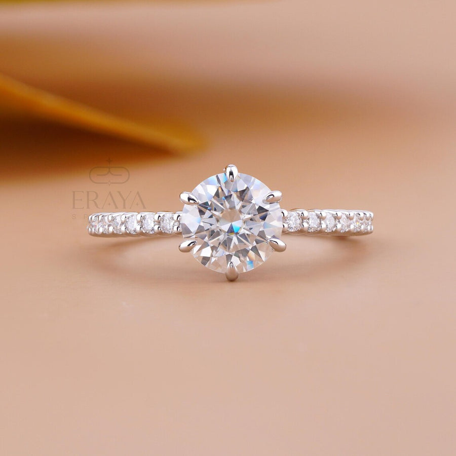 Solitaire Diamond Ring – 1.29 CT Round Lab Diamond