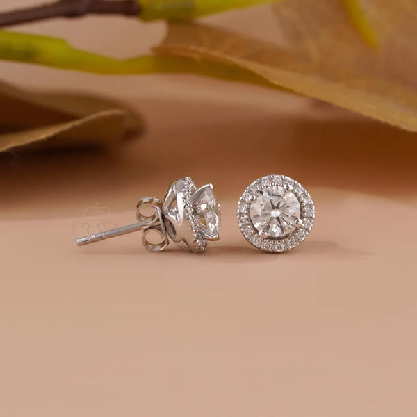 Diamond Jacket Earrings | Detachable Halo Studs