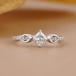 Princess Cut lab grown Diamond Ring
