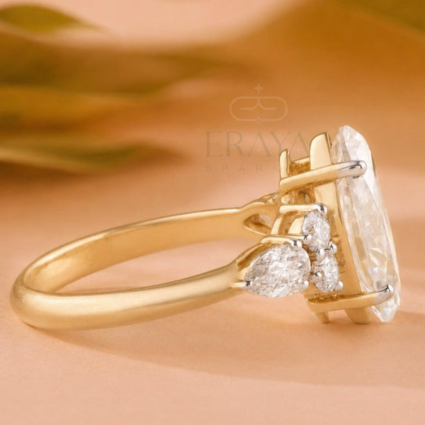 Marquise Diamond Ring Vintage Engagement