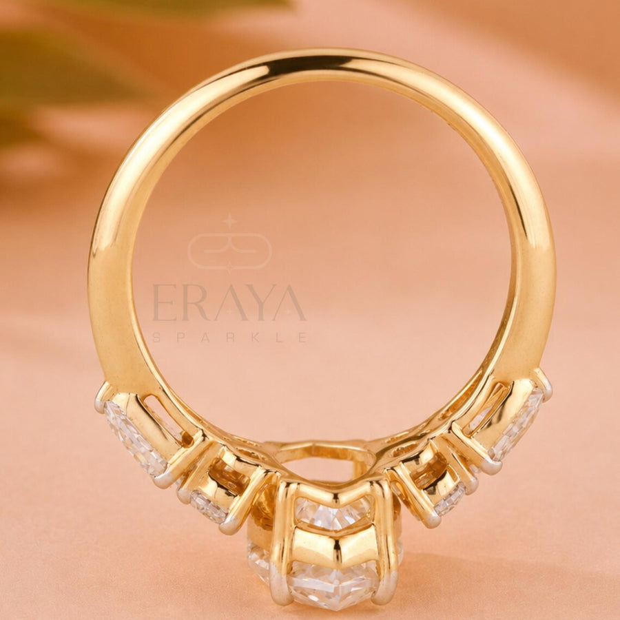 Marquise Diamond Ring Vintage Engagement