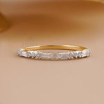 Lab Grown Diamond Band | Baguette Wedding Ring