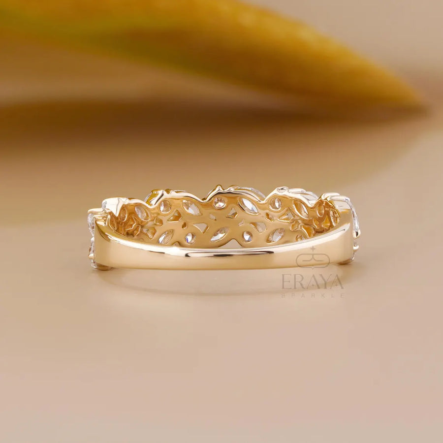 Half Eternity Ring | Marquise Diamond Band