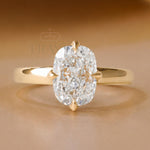 Cushion Cut Diamond Compass Engagement Ring