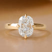Cushion Cut Diamond Compass Engagement Ring