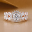 Solitaire Diamond Halo Engagement Ring