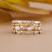 Marquise Diamond Ring – Stackable Bridal Set