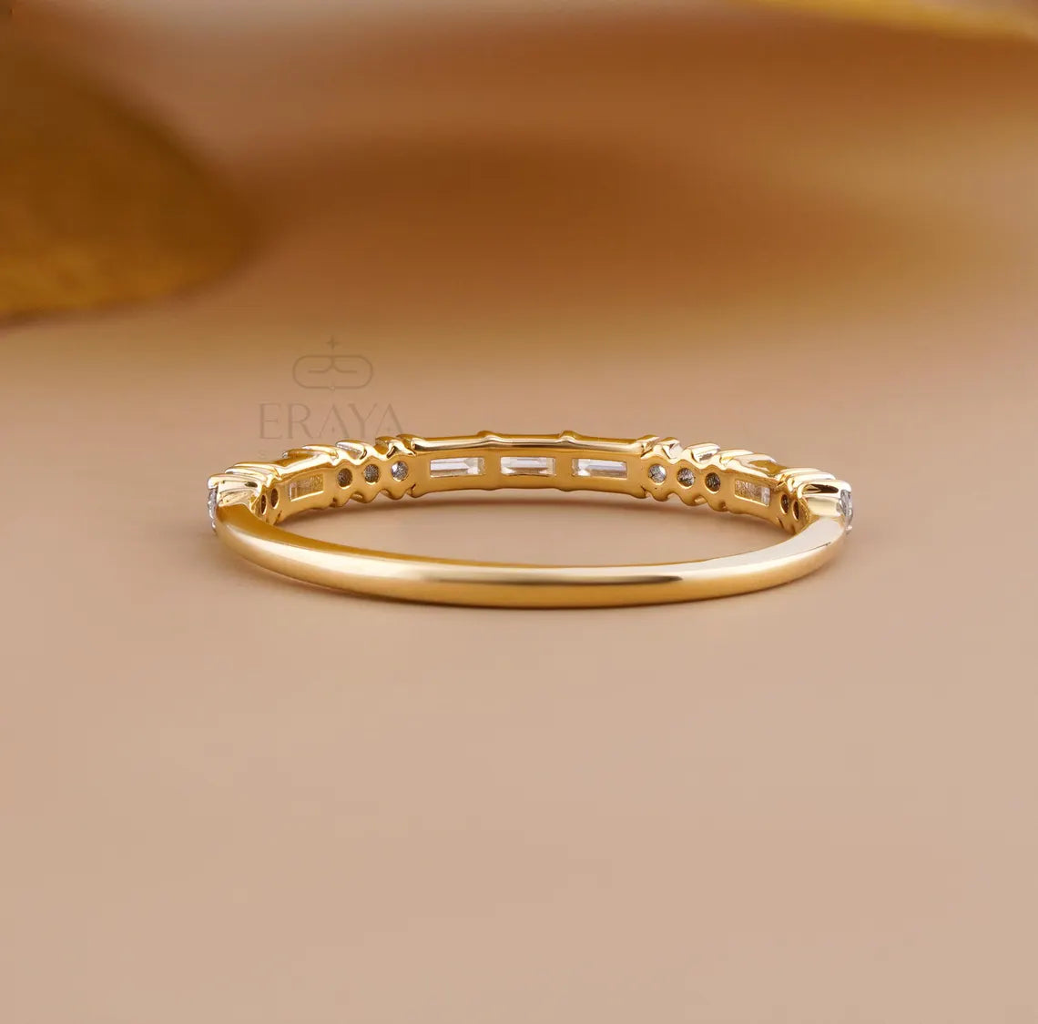 Lab Grown Diamond Band | Baguette Wedding Ring