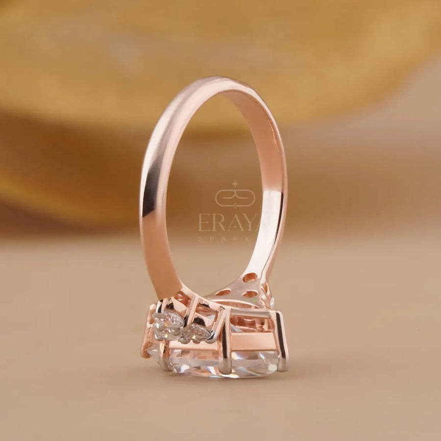 Solitaire Marquise Diamond Ring in Gold