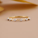 Diamond Band Ring | Floating Wedding Band