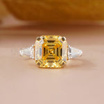Diamond Ring Emerald | Victorian Gold Ring